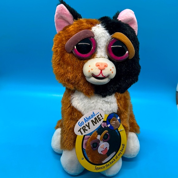 Feisty Pets 10" Plush - Mary Monstertruck Calico Cat - Picture 1 of 6
